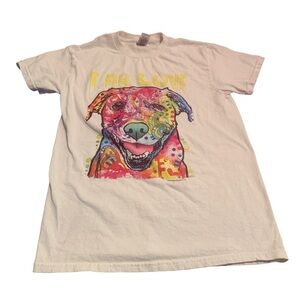 Lab Love Dean Russo Unisex Bold Abstract Labrador Colorful Heavy Cotton Tshirt S